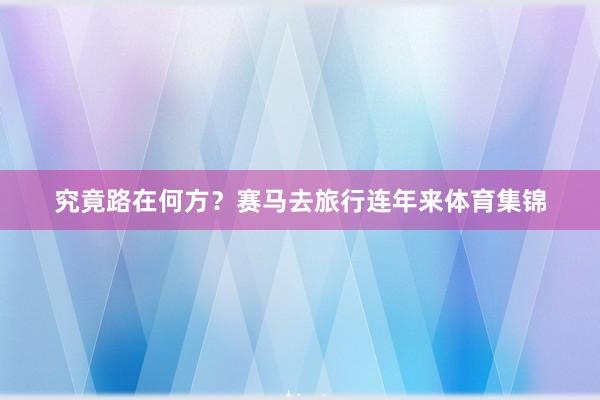 究竟路在何方？　　赛马去旅行　　连年来体育集锦