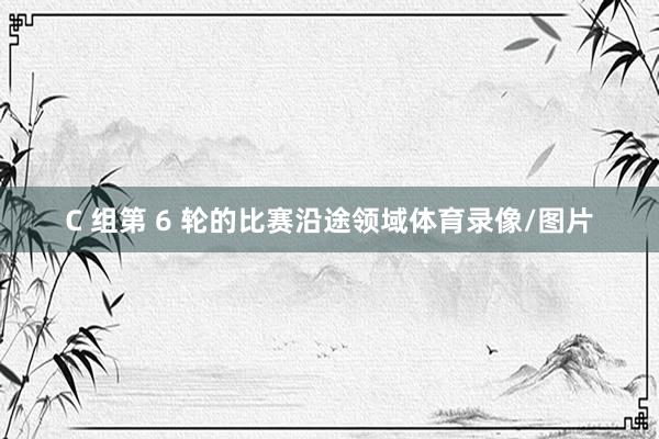 C 组第 6 轮的比赛沿途领域体育录像/图片