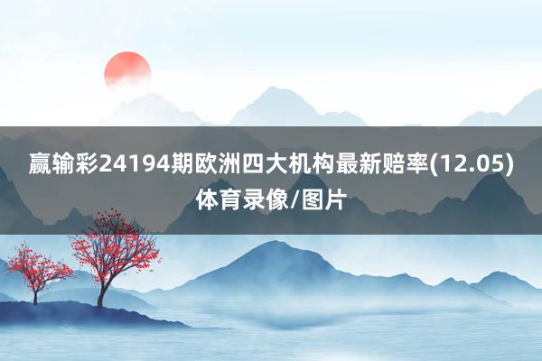 赢输彩24194期欧洲四大机构最新赔率(12.05)体育录像/图片