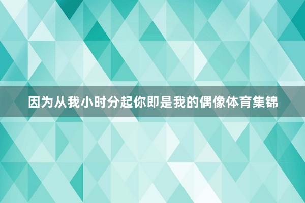 因为从我小时分起你即是我的偶像体育集锦