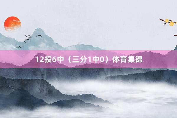 12投6中（三分1中0）体育集锦